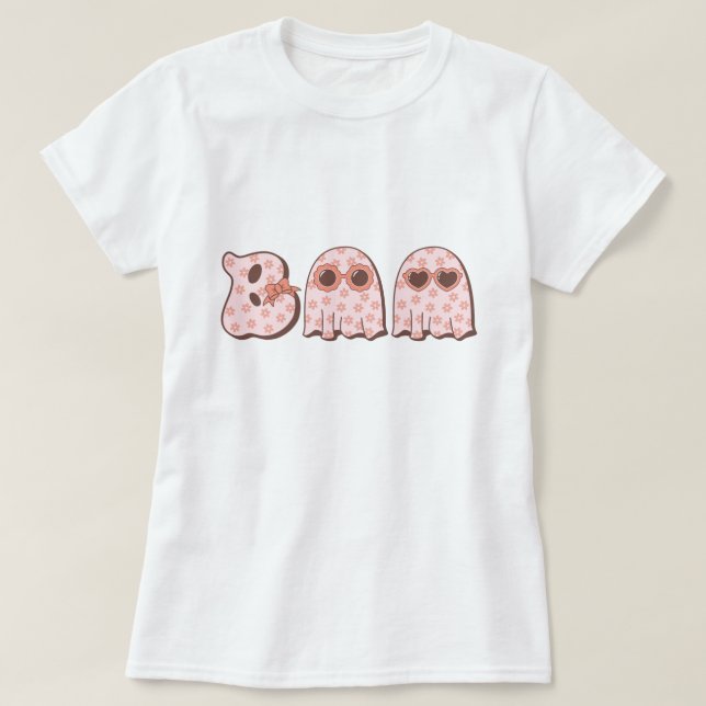Camiseta Ghost Halloween Girls (Frente do Design)