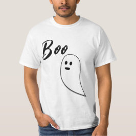 Camiseta Ghost Halloween preto branco