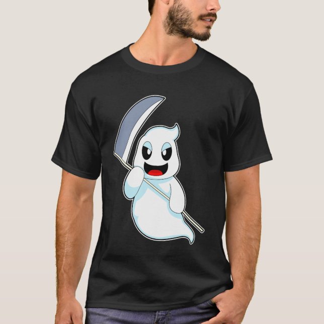 Camiseta Ghost Halloween Reaper (Frente)