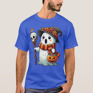 Camiseta Ghost Halloween Shirt Cute Ghost Trick ou Tratar