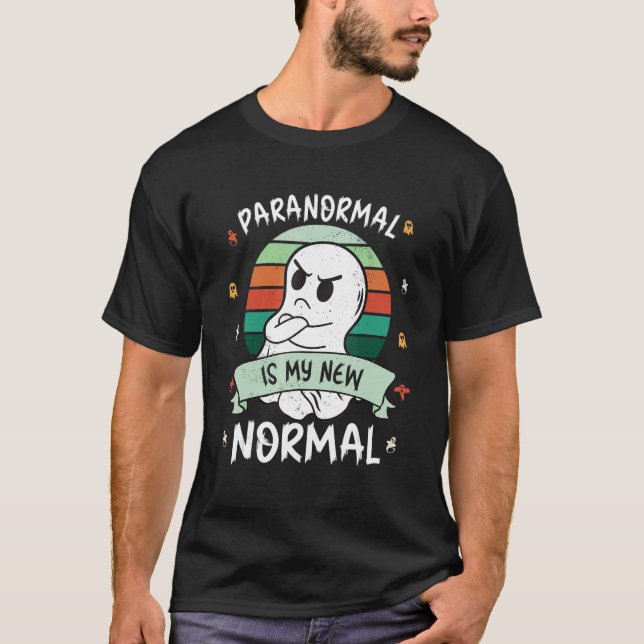 Camiseta Ghost Hunter para Caça Paranormal ao Fantasma (Frente)