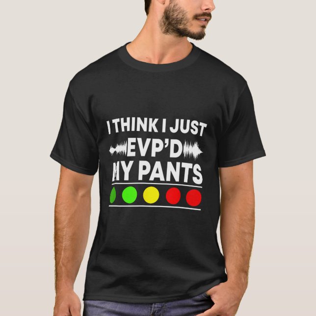 Camiseta Ghost Hunter Paranormal Halloween Caçando Evp Spir (Frente)