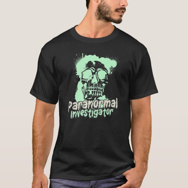 Camiseta Ghost Hunting Paranormal Investigator  14 (Frente)