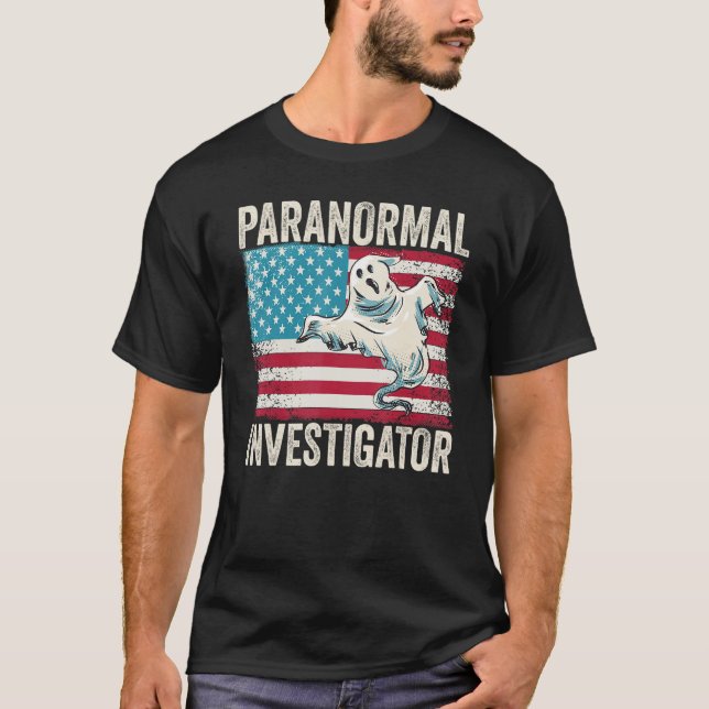 Camiseta Ghost Hunting Paranormal Investigator 2 (Frente)