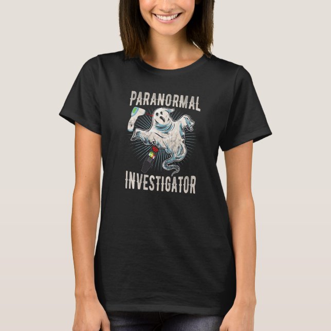 Camiseta Ghost Hunting Paranormal Investigator Premium_3 (Frente)