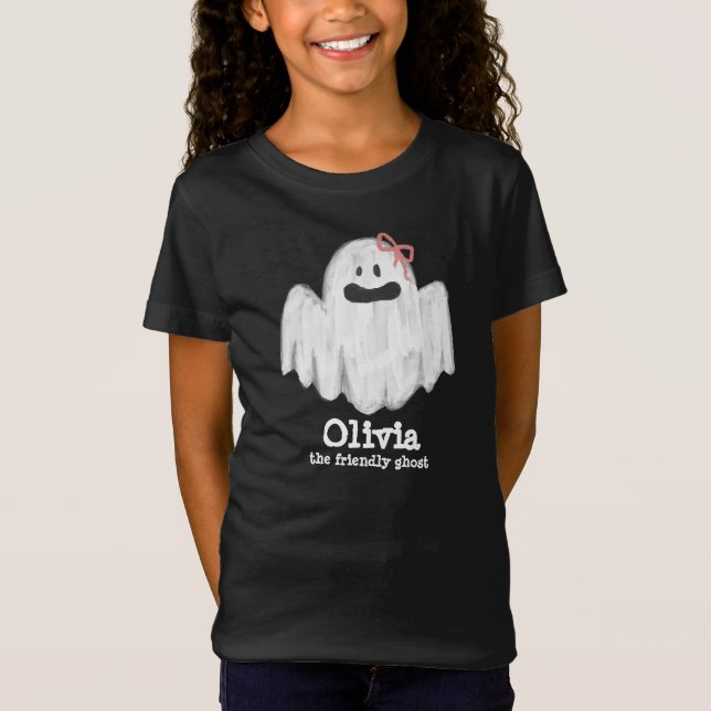 Camiseta Ghost Kids T-Shirt Spookie Halloween (Frente)