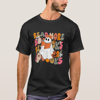 Camiseta Ghost Leia Mais Livros Engraçado Professor H
