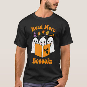 Camiseta Ghost Leia Mais Livros Engraçado Professor H