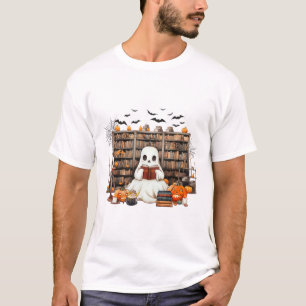 Camiseta Ghost Leitura de Livros Contém Custo do Dia das Br