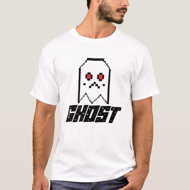 Camiseta Ghost – Minimalist Haunting Vibes T-shirt design (Frente)