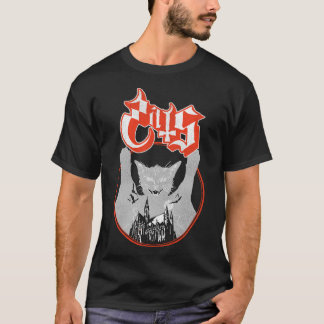 Camiseta Ghost Opus Cat Parody - Gatos Engraçados Música Fa