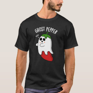 Camiseta Ghost Pepper Funny Chili Pun Dark BG