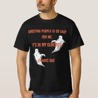 Camiseta Ghost Pessoas é tão fácil para mim, design de fant