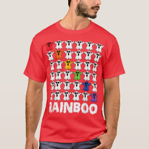 Camiseta Ghost Rainbow Boo Fantasma Engraçado Rainboo