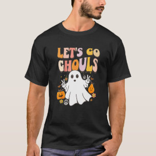 Camiseta Ghost Retro Vamos Spooky Ir Ghouls Halloween Ghost