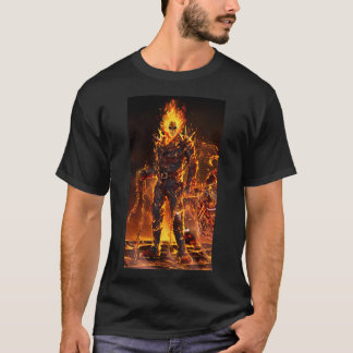 Camiseta Ghost Rider O Homem-Fogo Belos Designs Quentes