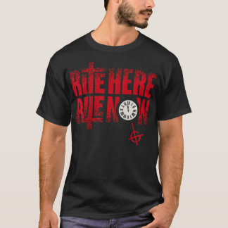Camiseta Ghost Rite Aqui Rite Agora Título Para Trás E Fren