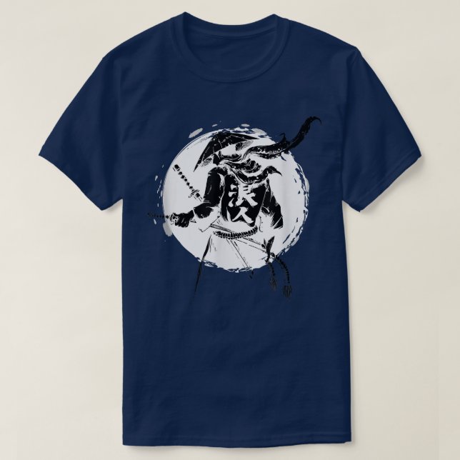 Camiseta Ghost Samurai Warrior Way Of The Bushido Samurai M (Frente do Design)