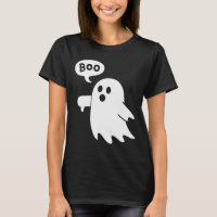 Ghost Screaming Boo Desaprovando o Halloween do Fa