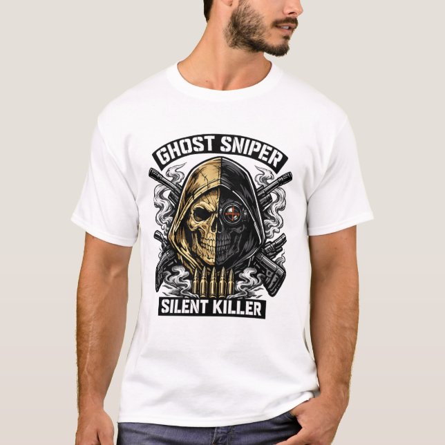 Camiseta Ghost Sniper Silent Killer tee (Frente)