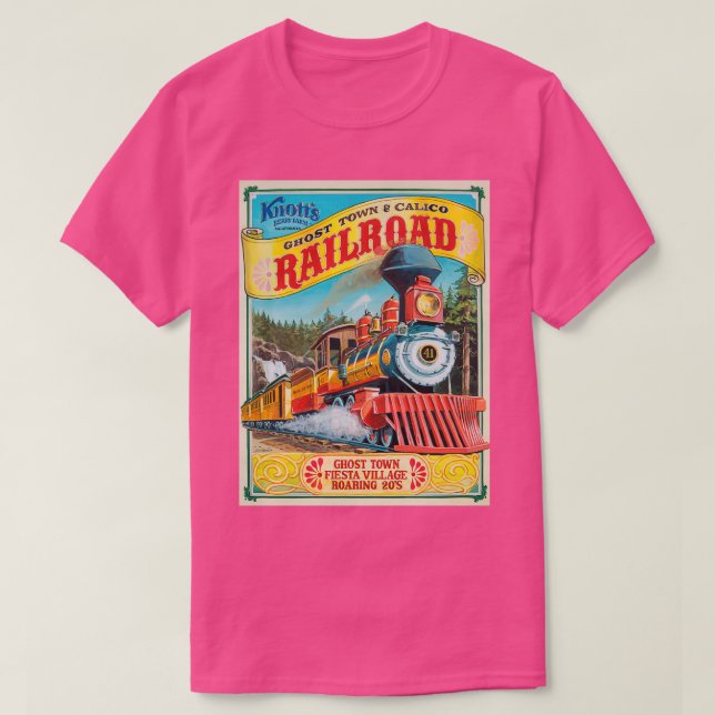 Camiseta Ghost Town amp Calico Railroad (Frente do Design)