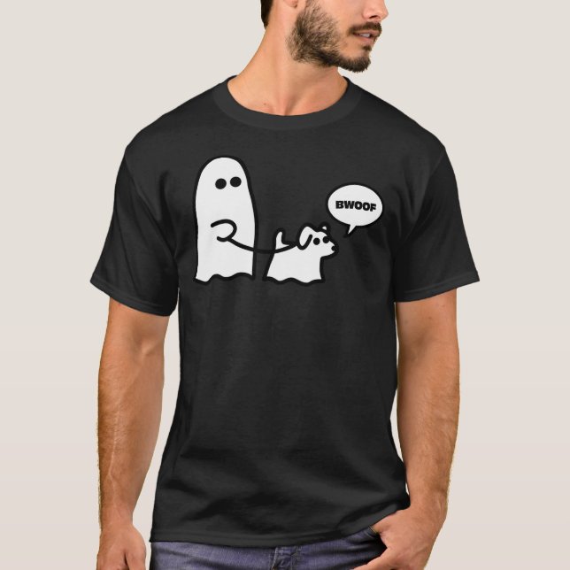 Camiseta Ghost Walking Ghost Dog Bwoof (Frente)