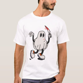 Camiseta Ghost with blood knife