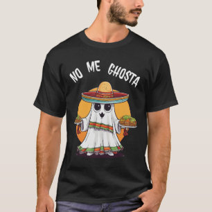 Camiseta Ghosta Engraçado Fantasma do Dia das Bruxas Mexica