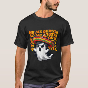 Camiseta Ghosta Engraçado Mexicano Halloween Ghost Women 2