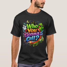 Camiseta Ghostbusters "Who You Gonna Call" Retro Design