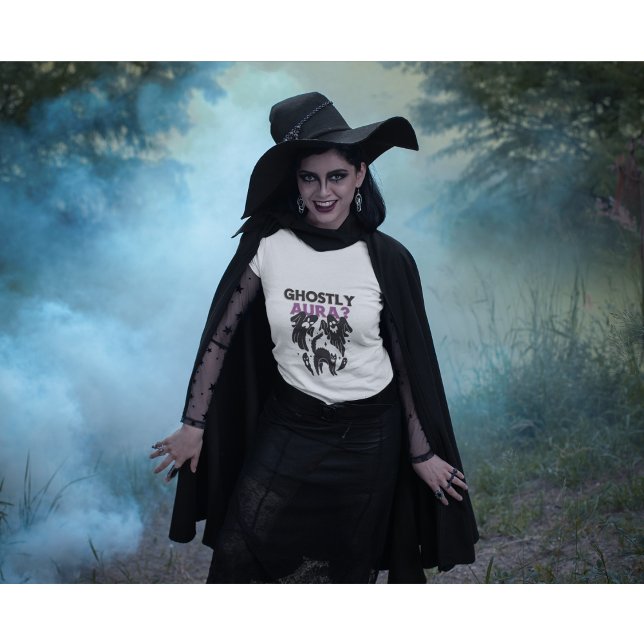 Camiseta Ghosted Aura Dark Halloween (Criador carregado)