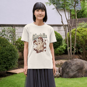 Camiseta Ghostella SpookyFunny Ghost Halloween Comida Pun