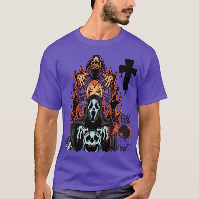 Camiseta Ghostface Horror Art Shirt (Frente)