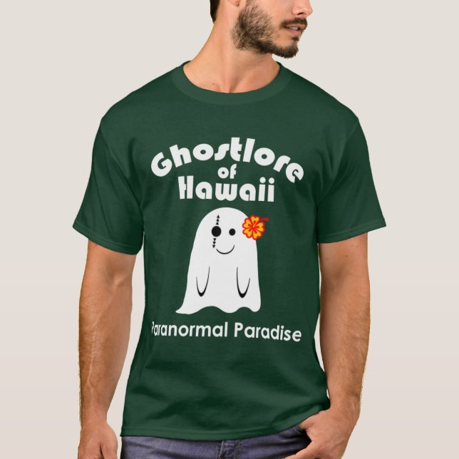Camiseta Ghostlore of Hawaii Paradise Tattoo Ghost Oversize (Frente)