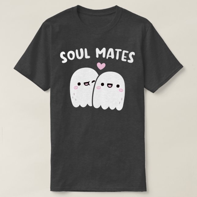 Camiseta Ghosts Soul Mates (Frente do Design)