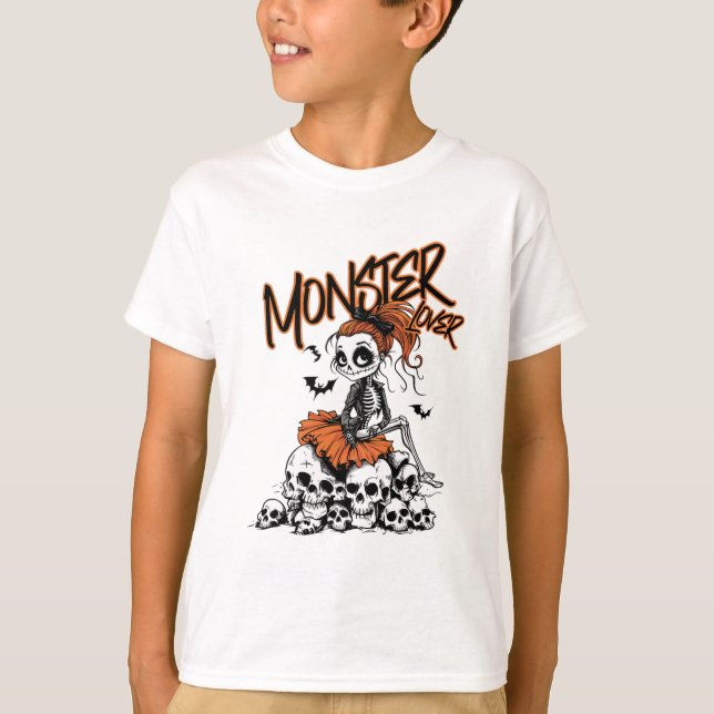 Camiseta Ghoul Cute Vintage 1 (Frente)
