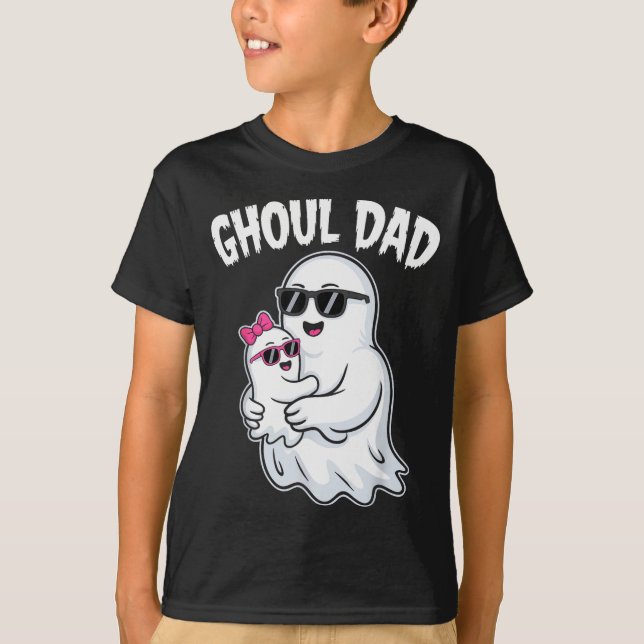 Camiseta Ghoul Dad Shirt Men Daddy Soky Halloween Ghost Cos (Frente)