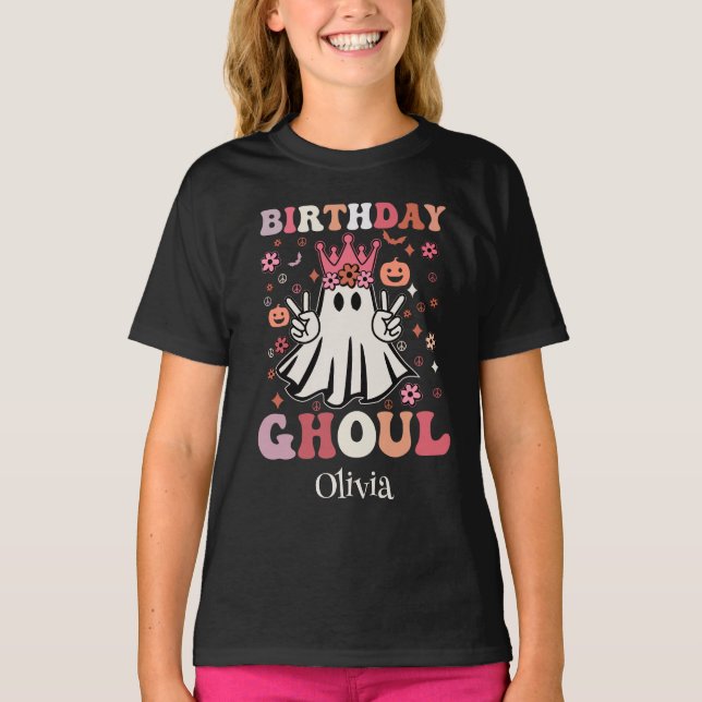 Camiseta Ghoul de Aniversário Personalizado (Frente)