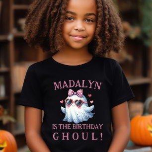 Camiseta Ghoul de Aniversário Personalizado