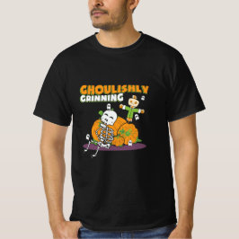 Camiseta Ghoul Halloween Ghoul, Ghouly Grinning