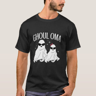 Camiseta Ghoul Oma Boo Halloween Trick Ou Tratar Ghost Oma 
