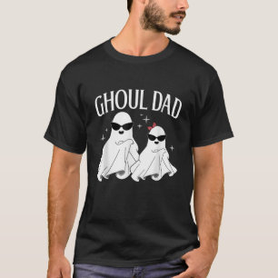 Camiseta Ghoul Pai Boo Halloween Truque Ou Treine Gho