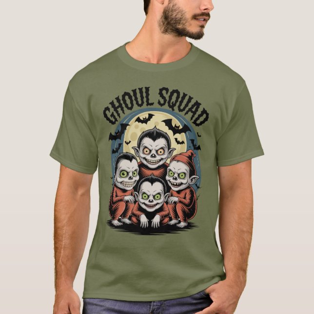Camiseta Ghoul Squad Halloween (Frente)
