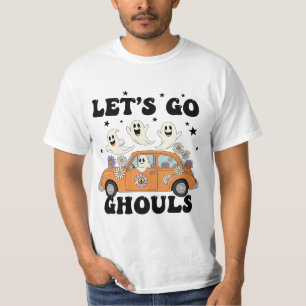 Camiseta Ghouls de vamos - Carro Fantasma com Flores