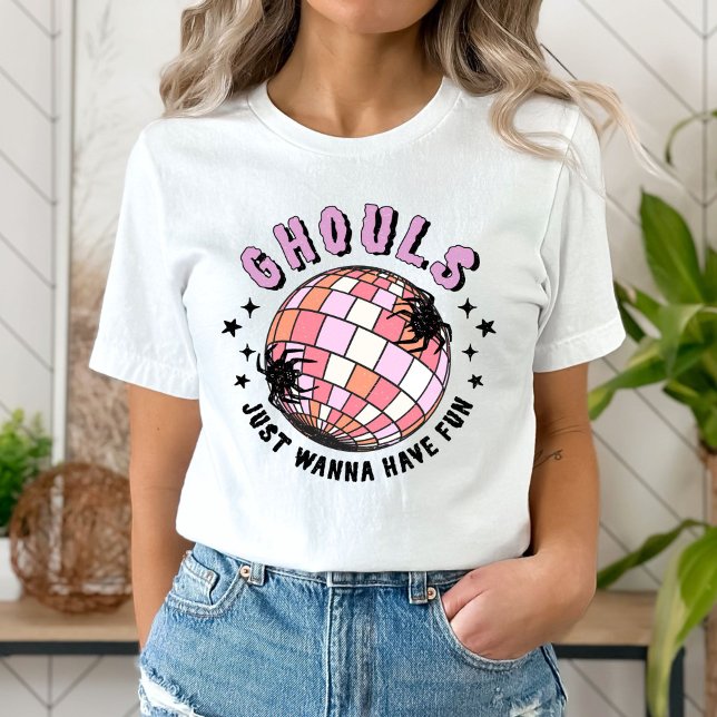 Camiseta Ghouls Dia de as Bruxas engraçado Women Tshirt, pr (Criador carregado)
