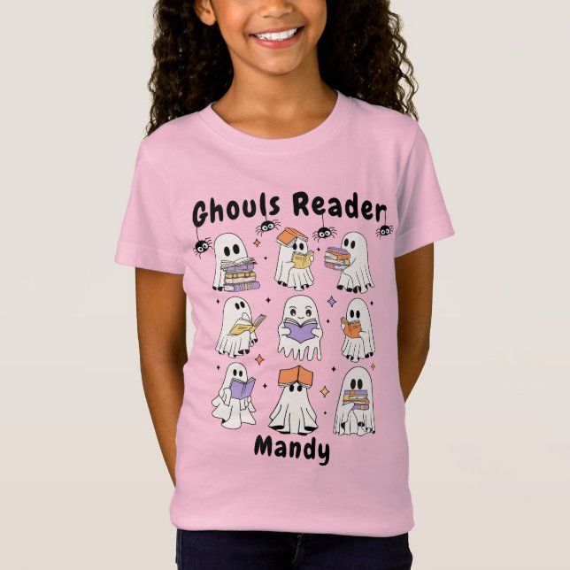 Camiseta Ghouls Reader Books T-Shirt (Frente)