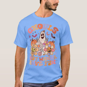 Camiseta Ghouls Retro Só Querem Divertir-Se, Ghost Cute