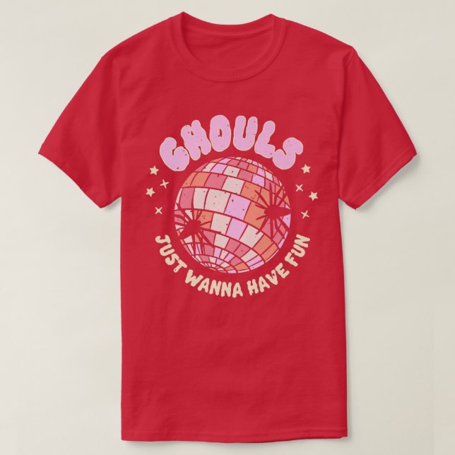 Camiseta Ghouls Só Quer Divertir-Se Com O Halloween 123 (Frente do Design)