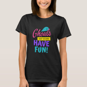 Camiseta Ghouls Só Quer Divertir-Se Com O Truque De Hallowe