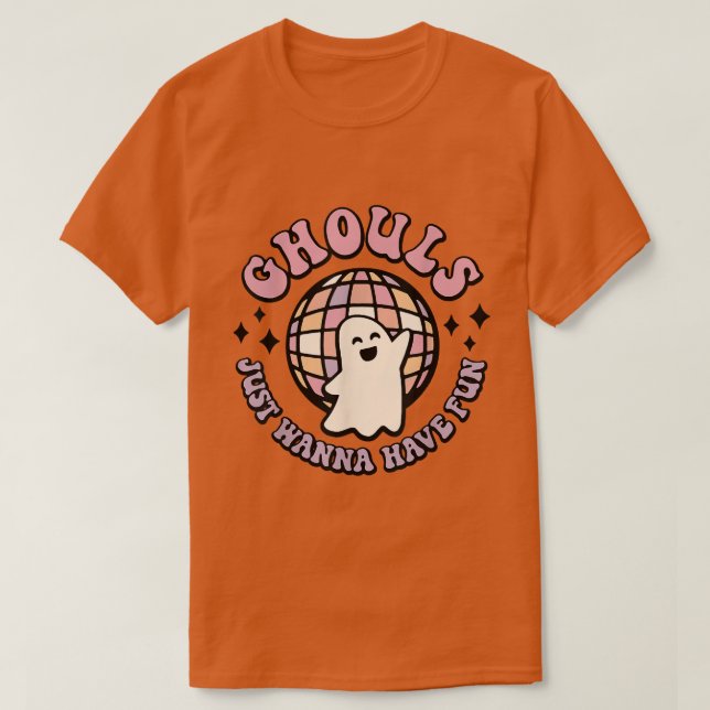 Camiseta Ghouls Só Quer Divertir-Se, Façam Uma Época, (Frente do Design)